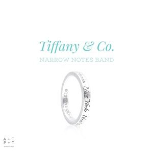 Tiffany & Co. Narrow Notes Band